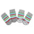 Dog Socks Non-Slip Grip Slip Anti-Slip - Puppy Cat Pet Shoes Slippers M Size - Water green ripples