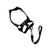 Black Dog Training Head Collar Halter Stop Pulling Training Tool Harness Strap Leader - L