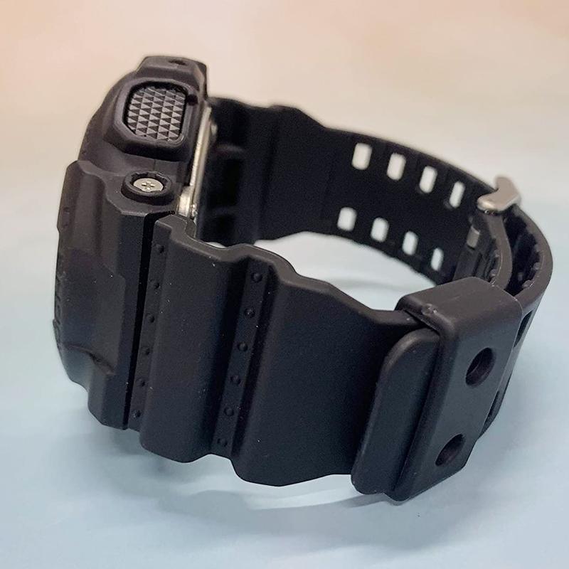 16mm TPU Watch Strap Compatible with G Series GA100 G8900 GW8900 with Tool Pins - Army Green