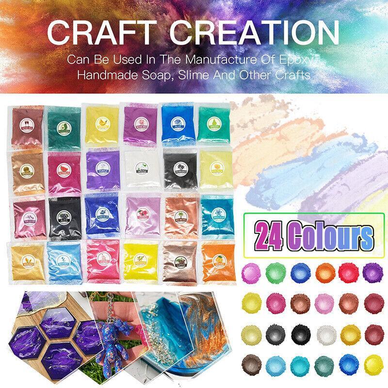 Mica Pigment Pearl Powder Resin Epoxy Premium Soaps Candle Bath Bomb Art Craft - Magic Yellow