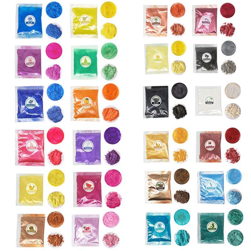 Mica Pigment Pearl Powder Resin Epoxy Premium Soaps Candle Bath Bomb Art Craft - Purplish Red