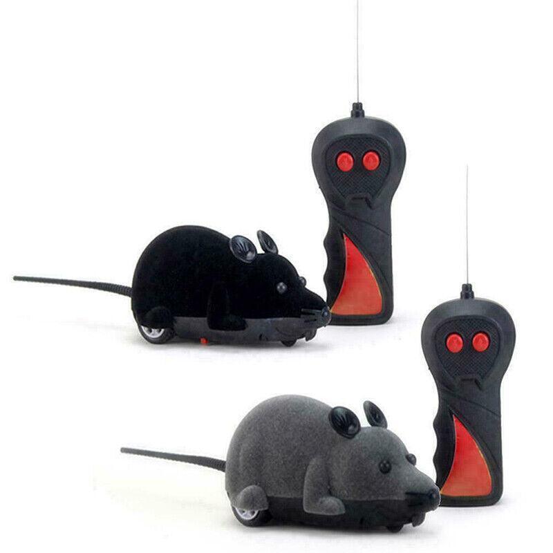 Pet Cat Puppy Toy Wireless Remote Control Electronic Rat Mouse Mice Toys Stock - Grey