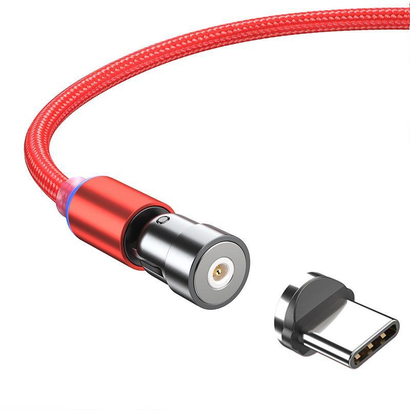 1m 2m Braided Charging Cable with Detachable Connectors for Type C Micro Lightning - Micro Connector Only