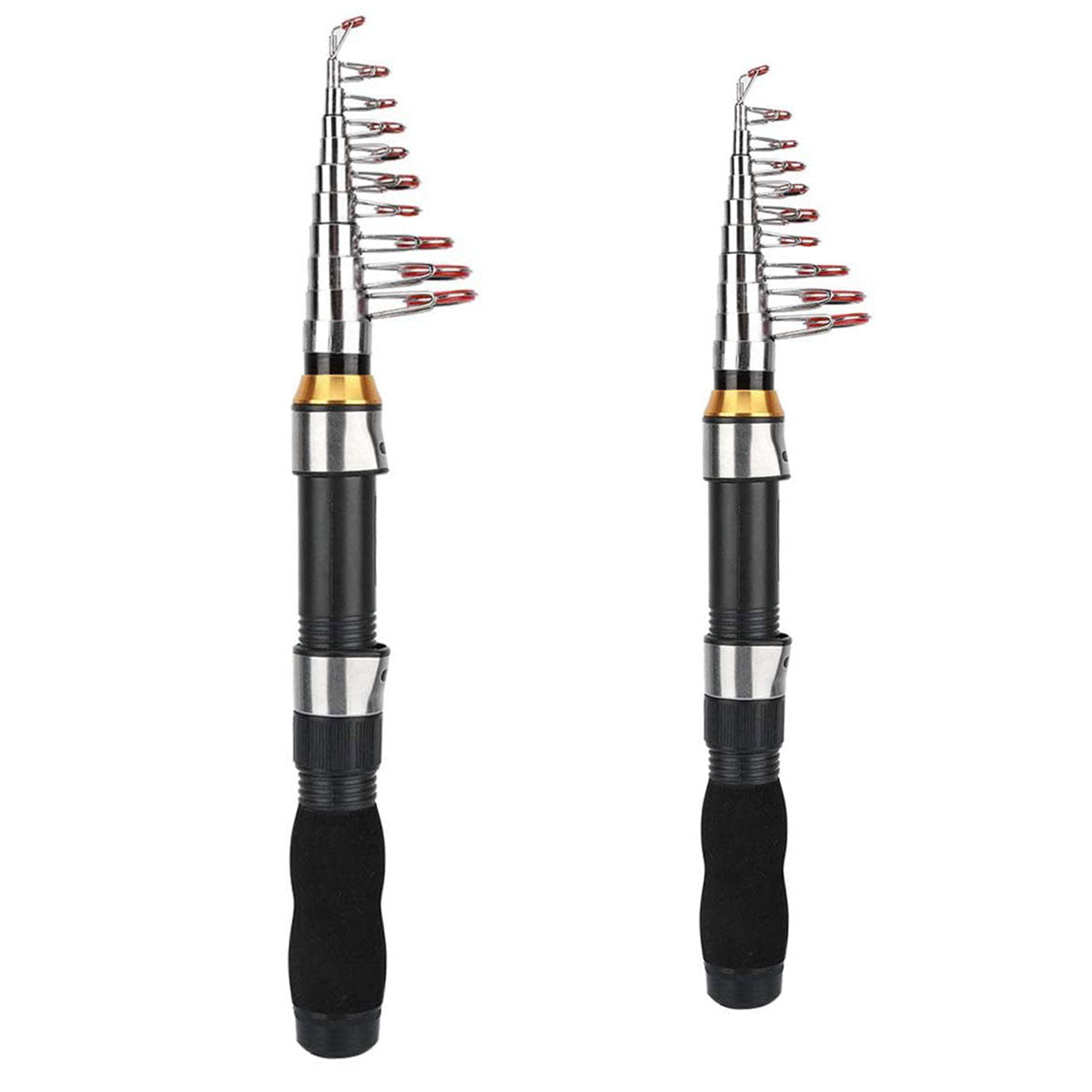 Portable Mini Fishing Rod Fishing Gear Compact Travel Rods for Outdoor Sports - 235cm