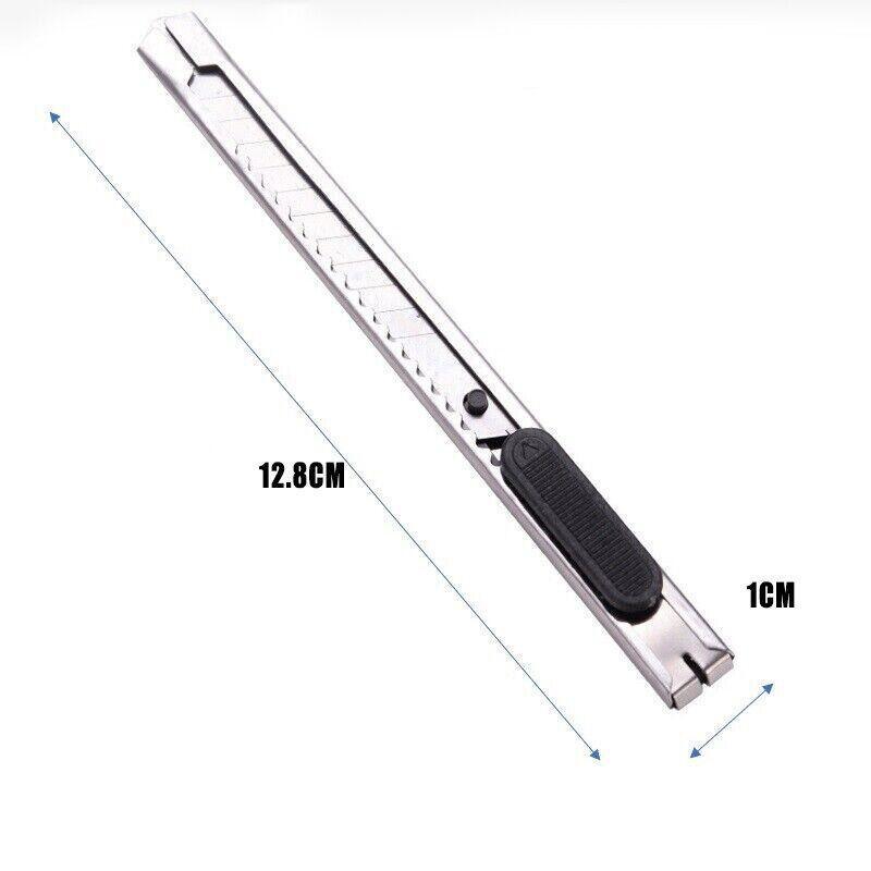 5PCS Snap-Off Daily Utility Knife Lock Back Box Cutters Retractable Knifes