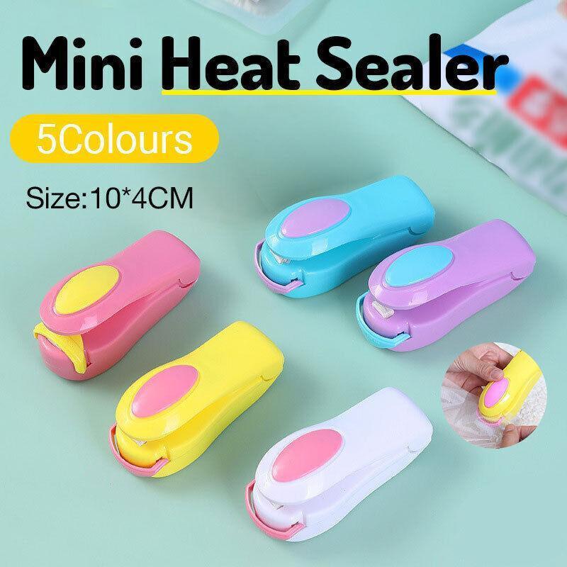 Handheld Mini Heat Sealer Poly Bag Sealing Machine Food Portable Plastic Small - Yellow