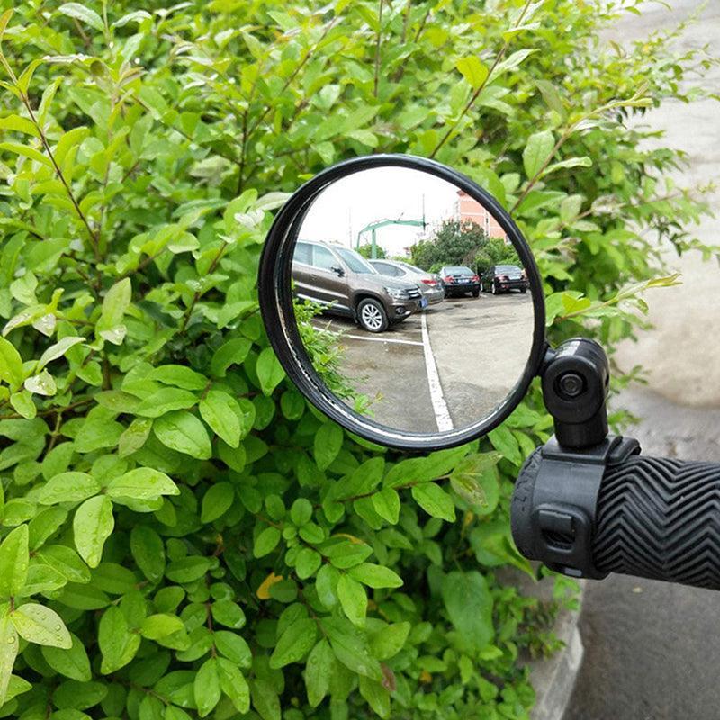 2PCS 360 Degree Bicycle Rearview Mirror Handlebar Mount Adjustable