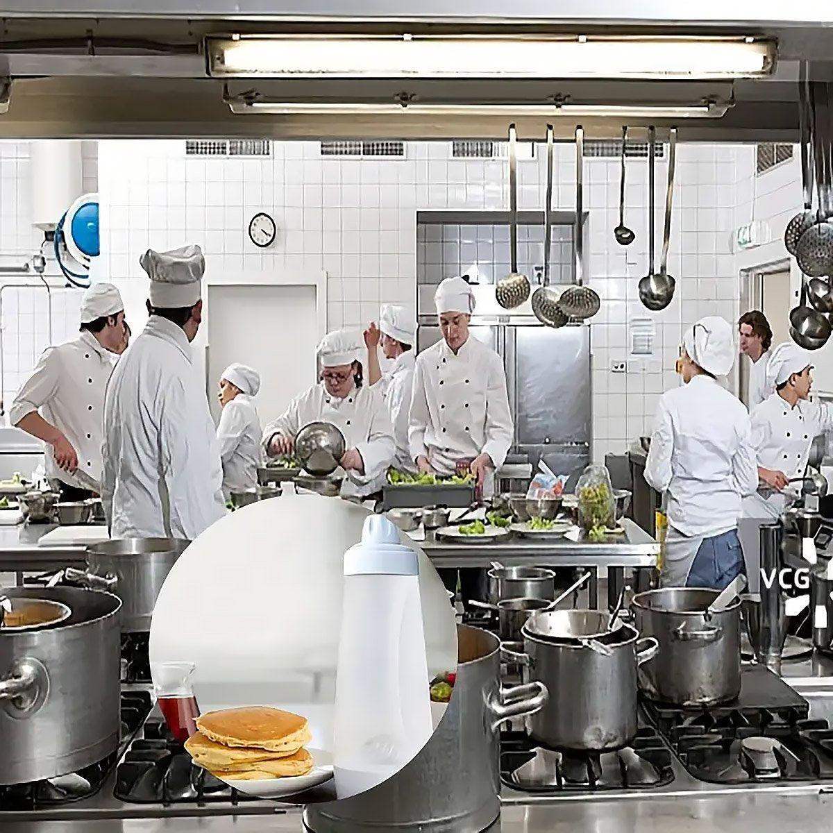 1000ml Hand Crank Batter Dispenser Mixing Jug with Scale for Muffins Pancakes