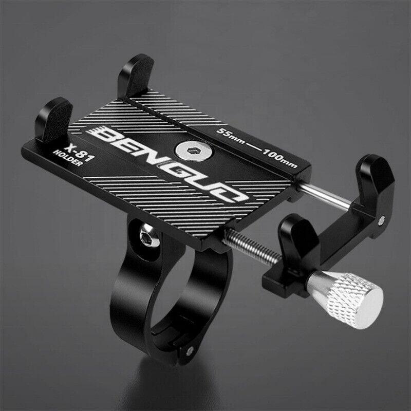Aluminium Alloy Bicycle Phone Holder Handlebar Mount For Bike Motorcycle - Silver