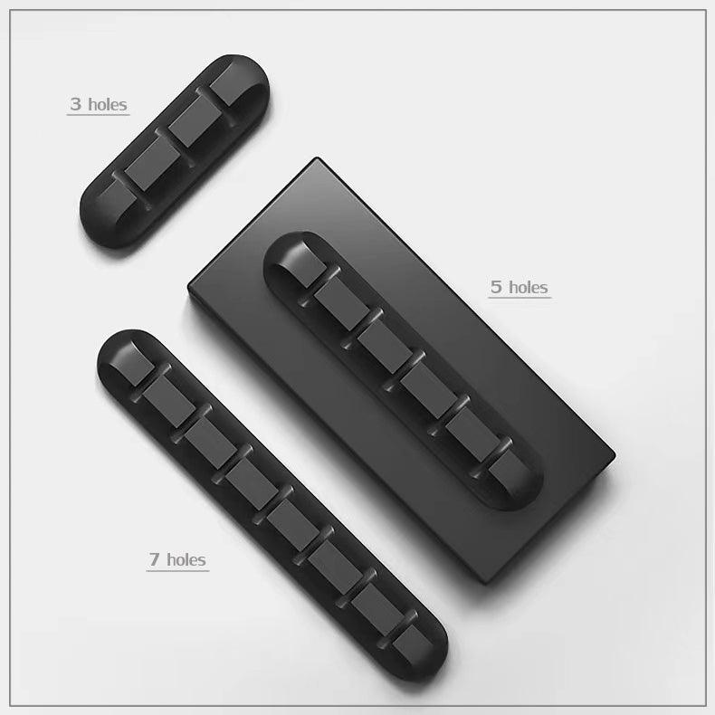 Value Pack Usb Charge Cable Holder Desk Cable Clips Organizer Cord Management - 5 Clips