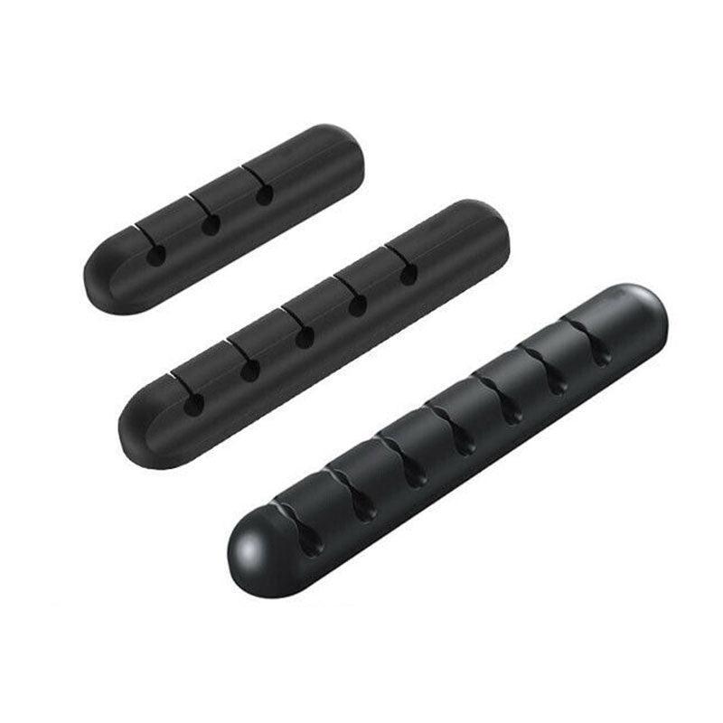 Value Pack Usb Charge Cable Holder Desk Cable Clips Organizer Cord Management - 5 Clips