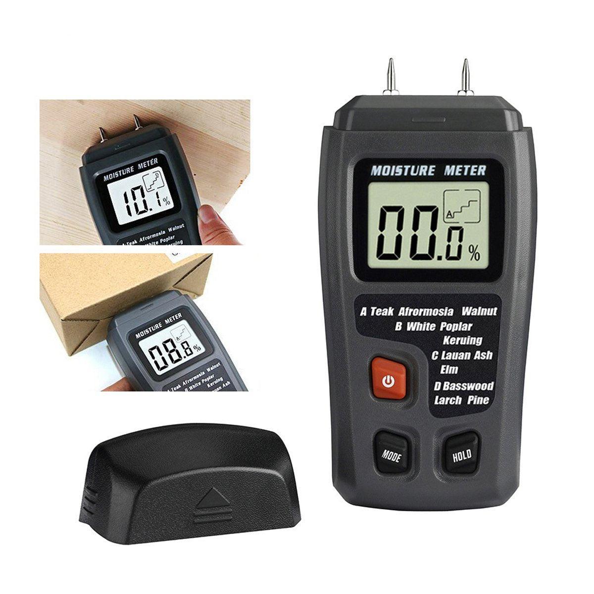 Digital Wood Moisture Meter Accurate Humidity Tester for Lumber and Firewood