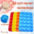 24 Cavity Pan Tray Silicone Mini Cupcake Cookie Baking Mold Au - Blue