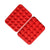 24 Cavity Pan Tray Silicone Mini Cupcake Cookie Baking Mold Au - Red