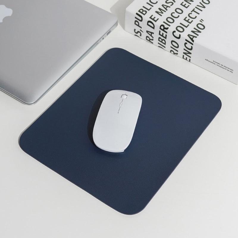 Pu Leather Gaming Mouse Pad Desk Mat Anti-Slip Speed Mousepad 22X22Cm Waterproof - Pink