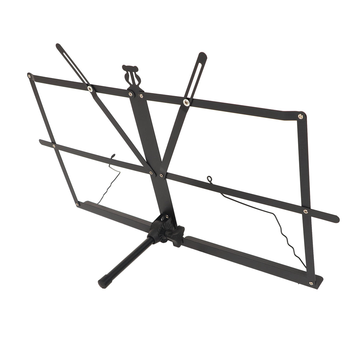 Portable Folding Music Stand Iron Desktop Book Holder Reading Sheet Rack Display