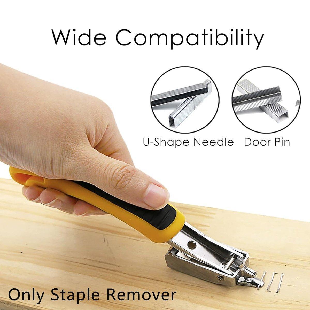 Easy Nail Puller Ergonomic Design for Quick Nail Removal Efficient Hand Tool - Yellow