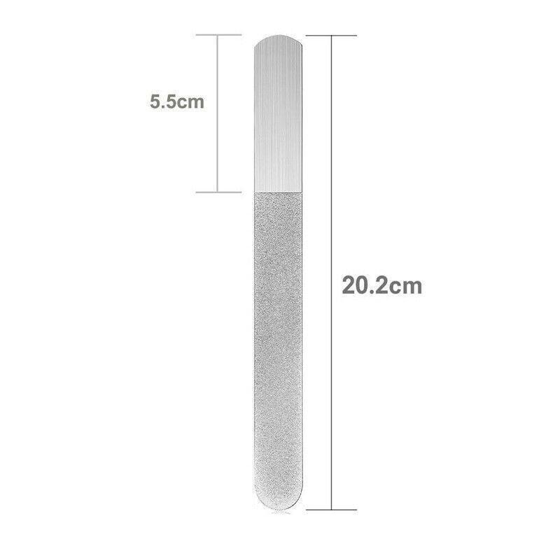 Diamond Nail File for Hand Foot Care Manicure Podiatry Tool 20.2cm - 5PCS
