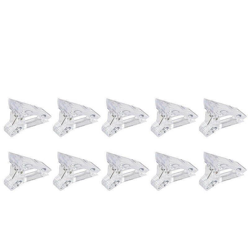 5-50Pcs Nail Tips Clip Clamps For Poly Gel Quick Building Extension Builder Tool - 5PCS