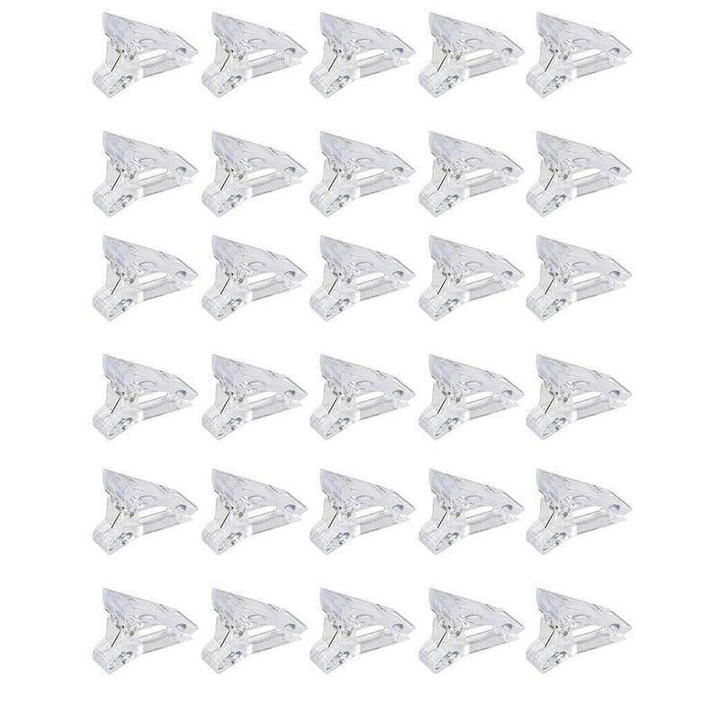 5-50Pcs Nail Tips Clip Clamps For Poly Gel Quick Building Extension Builder Tool - 5PCS