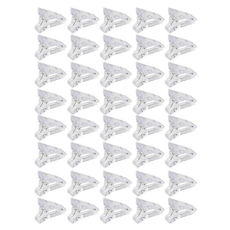5-50Pcs Nail Tips Clip Clamps For Poly Gel Quick Building Extension Builder Tool - 5PCS
