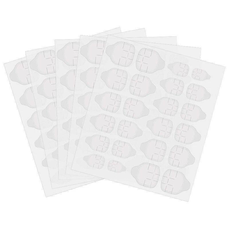 24-2400PCS Double Sided Adhesive Press On Nail Stickers Clear Tape Glue Tabs - 50PCS (1200xNail Stickers)