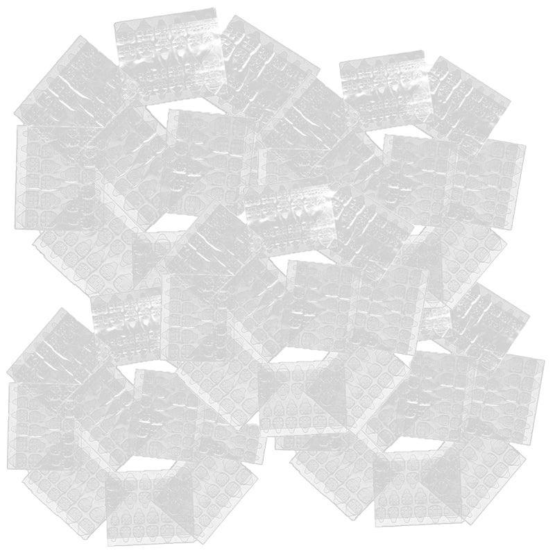 24-2400PCS Double Sided Adhesive Press On Nail Stickers Clear Tape Glue Tabs - 5PCS (120xNail Stickers)