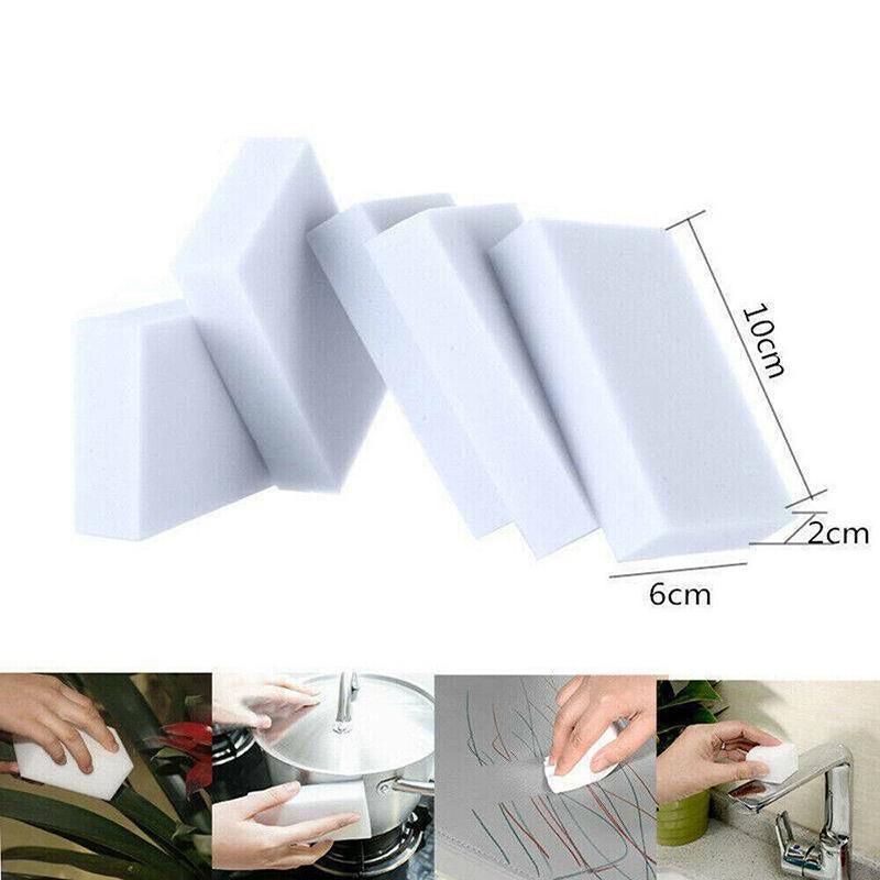 100PCS/200PCS Nano Magic Sponge Eraser Melamine Cleaning Pads - 100PCS