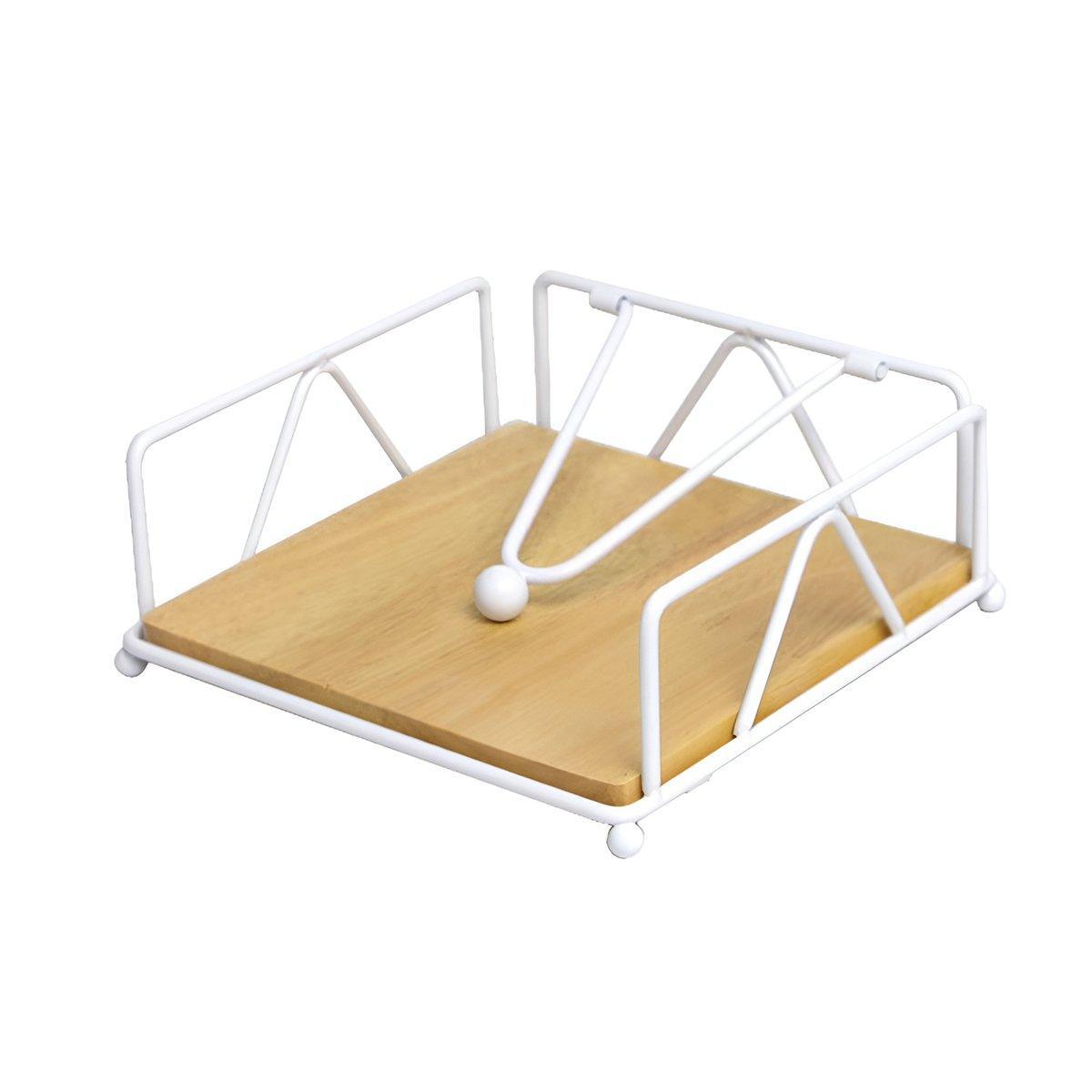 Steel Napkin Holder Serviette Rack Organiser Kitchen Serving Bar 3 Colours - Gold