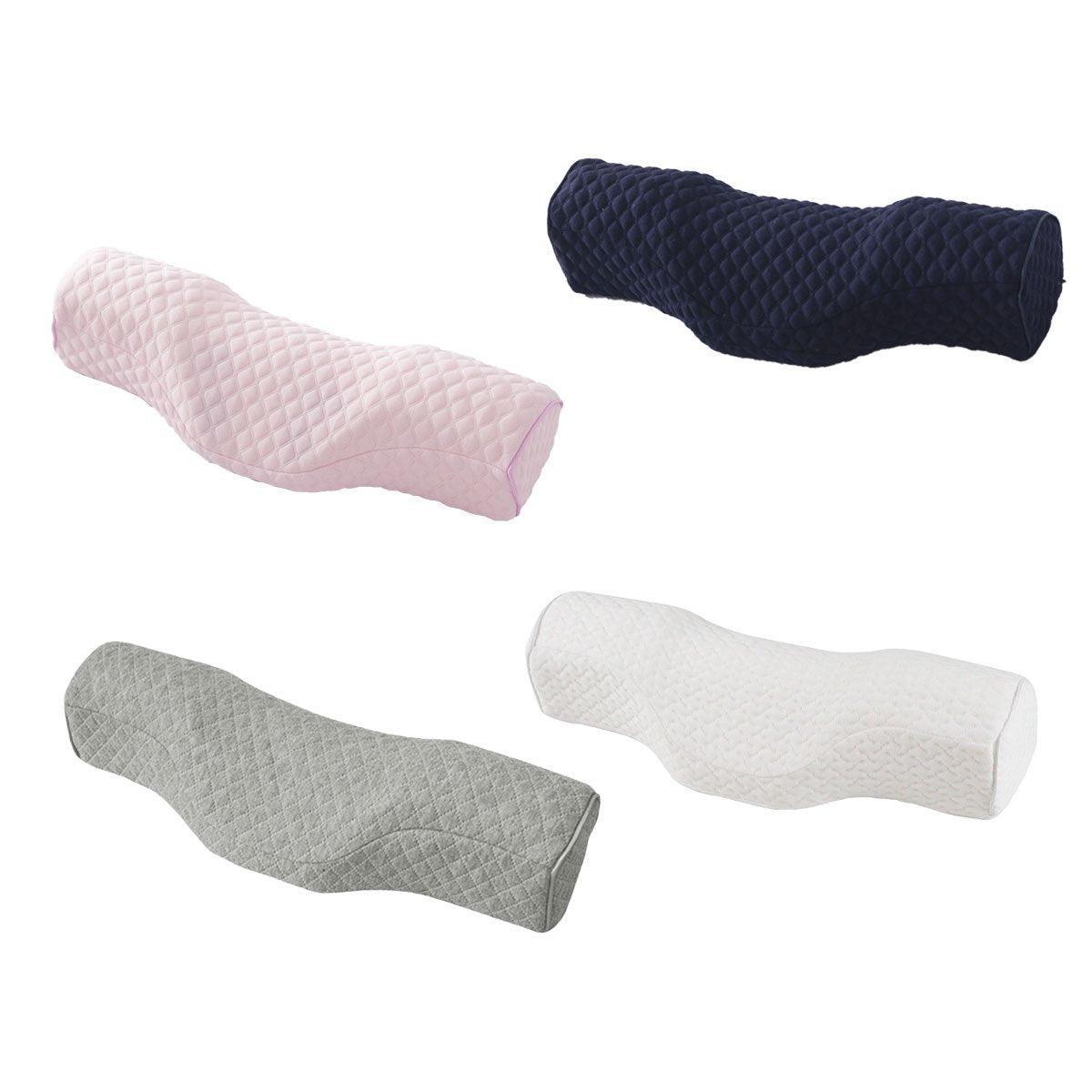 Orthopedic Memory Foam Cervical Neck Pillow for Sleep Support Slow Rebound - Grey