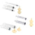 Kitten Puppy Pet Feeding Syringe Feeder Cat Dog Nursing Bottle with Pacifier - L-4PCS