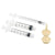 Kitten Puppy Pet Feeding Syringe Feeder Cat Dog Nursing Bottle with Pacifier - M-4PCS
