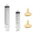 Kitten Puppy Pet Feeding Syringe Feeder Cat Dog Nursing Bottle with Pacifier - M-4PCS