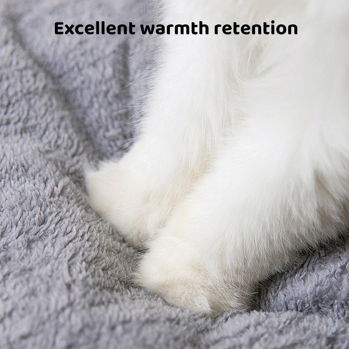 Removable Washable Pet House Four Seasons Cat Enclosed House - Grey-M