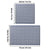 Extra Large Non-Slip Bathroom Mat Anti-Drop Shower Floor Mat Bath Rug Soft Touch - 50-50cm