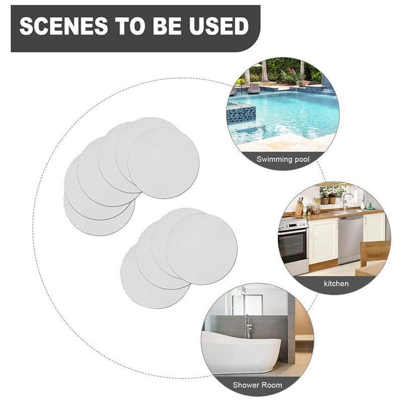 10/20X Non Slip Shower Strip Stickers Bathroom Tub Anti-Slip Applique Set - 10PCS