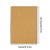 20pcs A5 Notebook Workbook Kraft Paper Notepad for School Office Writing Use