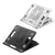 Portable Laptop Stand Foldable Adjustable Lazy Computer Desk - Black