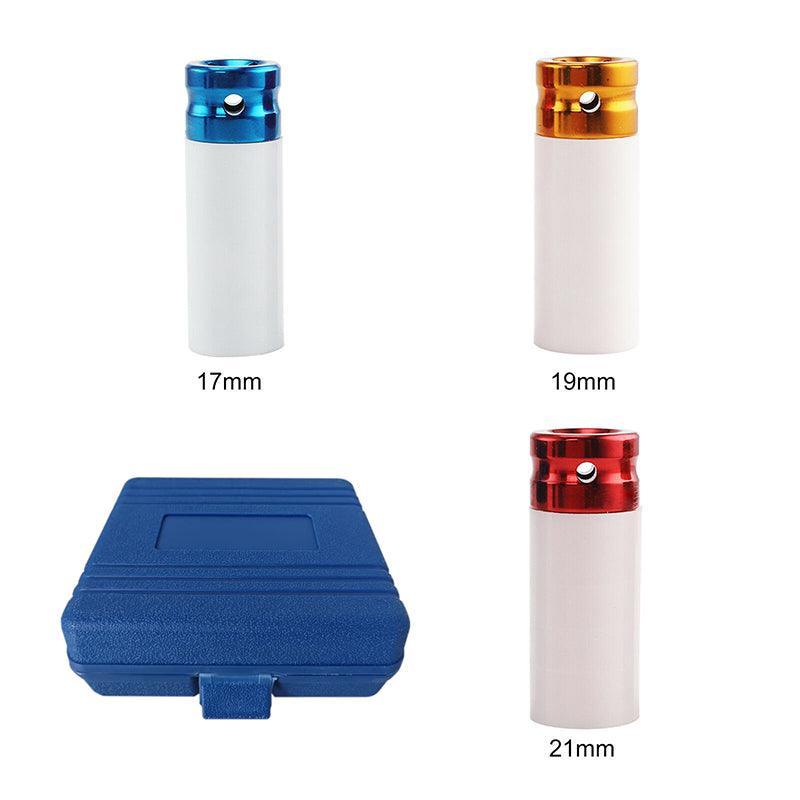 3PCS Deep Impact Nut Socket Set 17mm 19mm 21mm for Alloy Wheels
