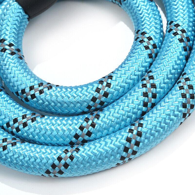 Nylon Training Dog Leash Heavy Duty Pet Products Strong Rope Recall Lead Leashes - Blue