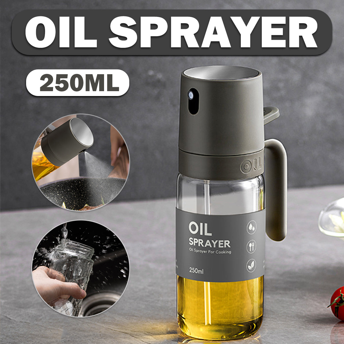 Olive Oil Sprayer Dispenser Cooking Baking BBQ Spray Bottle Kitchen Tool Sprayer