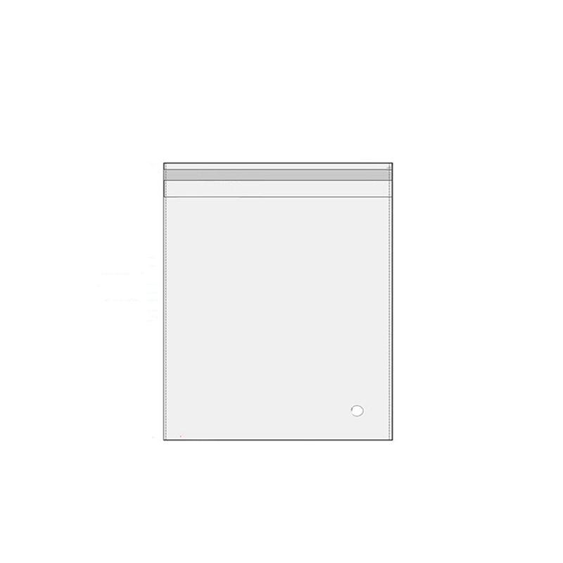 100Pcs Self-Adhesive Clear Opp Cellophane Bags with Air Hole - 9*13+3cm