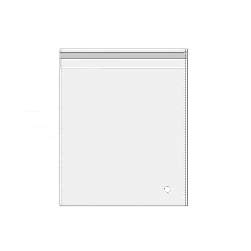 100Pcs Self-Adhesive Clear Opp Cellophane Bags with Air Hole - 9*13+3cm