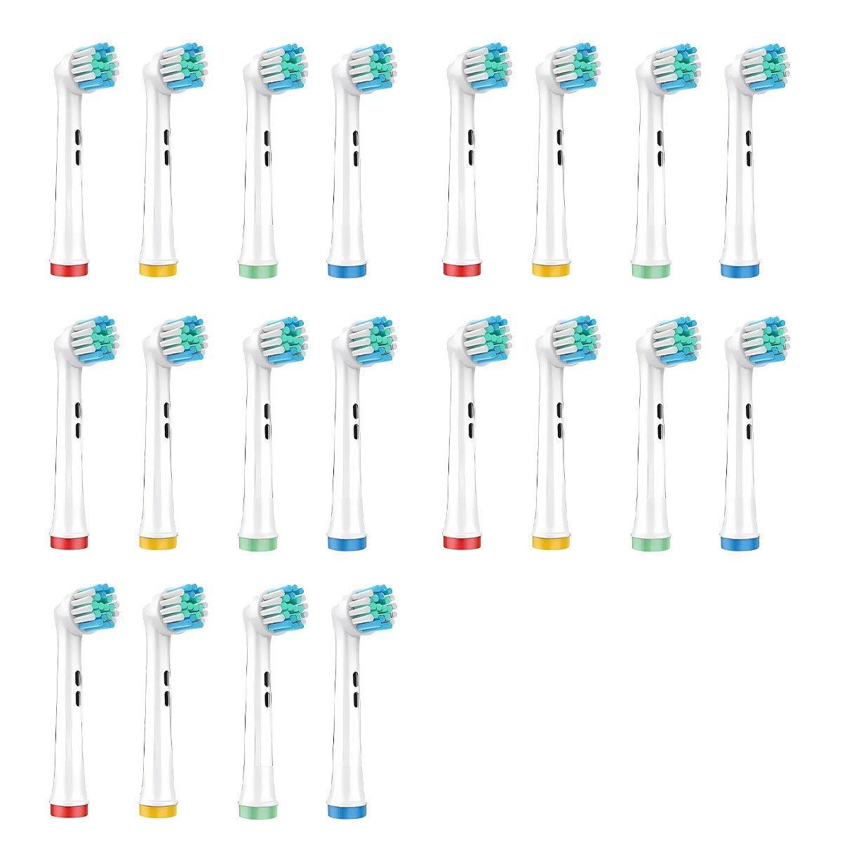 20pcs Electric Toothbrush Heads Replacement For Oral B Braun Models Series