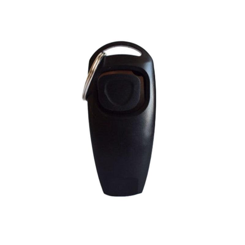 Dog Whistle and Clicker Set for Training Stop Barking Obedience Tool Combo - Orange