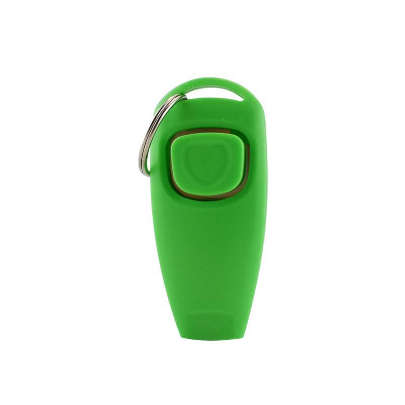 Dog Whistle and Clicker Set for Training Stop Barking Obedience Tool Combo - Orange