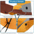 Women Wide Brim Ponytail Hat Sun Protect Visor Summer Beach Cap Anti Uv Floppy - Orange