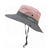Women Wide Brim Ponytail Hat Sun Protect Visor Summer Beach Cap Anti Uv Floppy - Orange