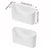 2PCS Wall Mounted Storage Rack Kitchen Bathroom Cabinet Door Sundries Holder