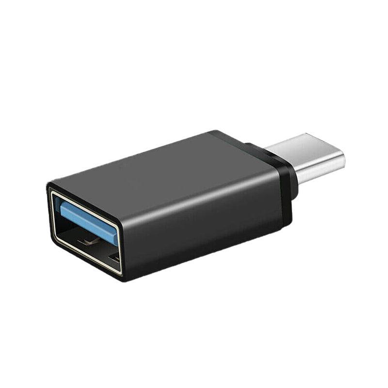 USB Type-C to USB 3.0 Adapter OTG Converter for Phone Tablet Laptop - Silver
